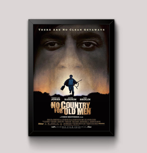 No Country for Old Men Film Movie Poster Wall Art Print various sizes, Framed or unframed. wall art poster – printed in Yorkshire