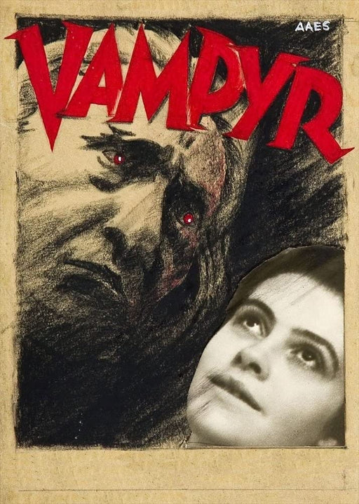 RPW Roystone Print Works Vintage Film and Theatre 'Vampyr', Germany, 1932, Reproduction 250gsm A4 & A3 Vintage Vampire Movie Poster wall art poster – printed in Yorkshire