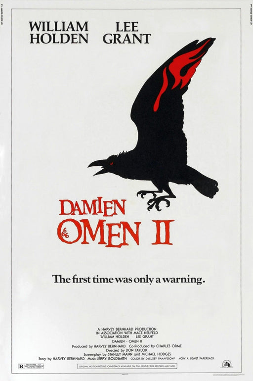 Damien: Omen II 1978 Cult Vintage Horror Film Movie Poster Print wall art poster – printed in Yorkshire