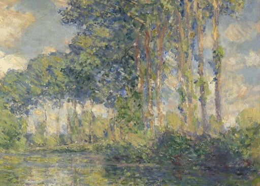 Claude Monet 'Poplars on The Epte, Detail', France, 1891, Impressionism, Reproduction 250gsm A4 & A3 Vintage Classic Art Poster Print wall art poster – printed in Yorkshire