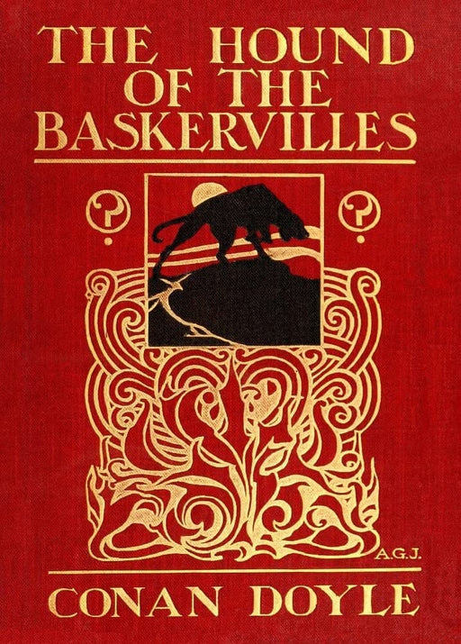 Vintage Literature 'Sherlock Holmes. The Hound of The Baskervilles', First Edition Cover, England, 1902, Arthur Conan Doyle, Reproduction 250gsm A4 & A3 Vintage Sherlock Holmes Poster wall art poster – printed in Yorkshire