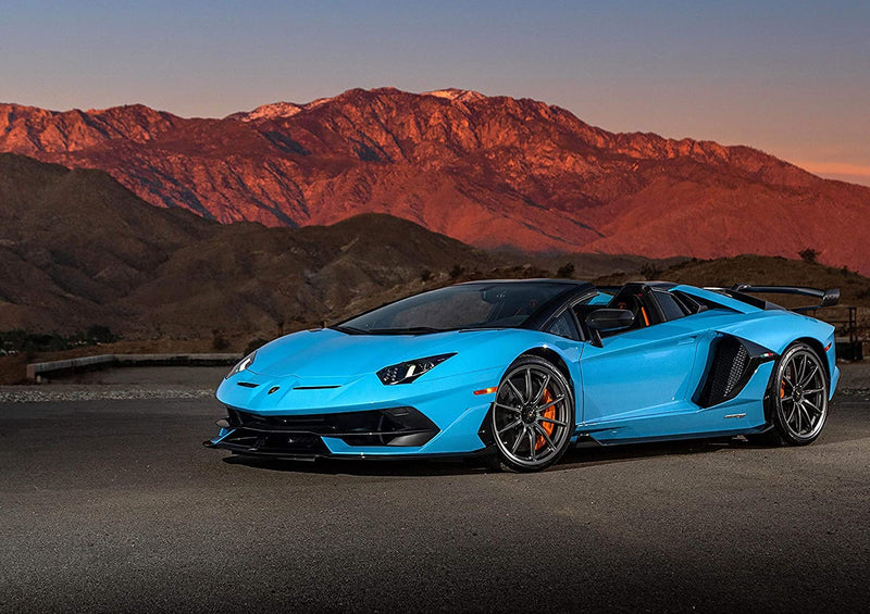 Lamborghini Aventador svj roadster Sports Car Poster Art Glossy Poster wall art poster – printed in Yorkshire