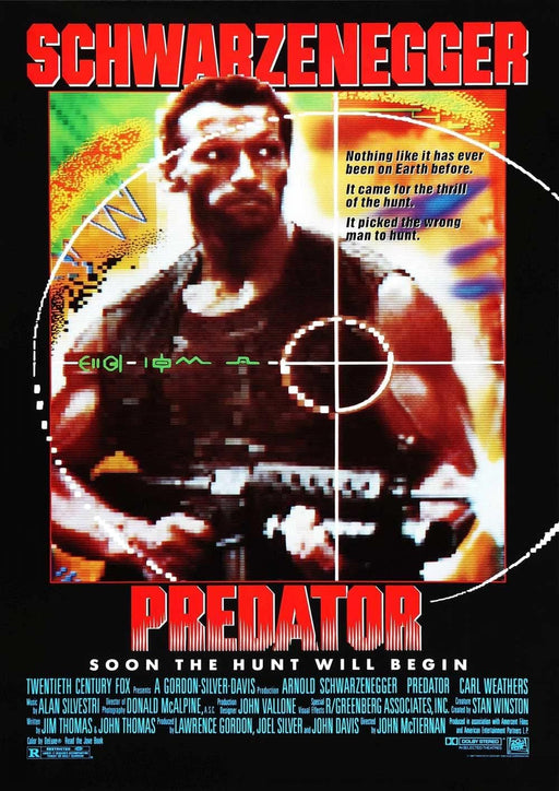 Predator Arnold Schwarzenegger movie Poster/Print/Picture 1988 Wall Art wall art poster – printed in Yorkshire