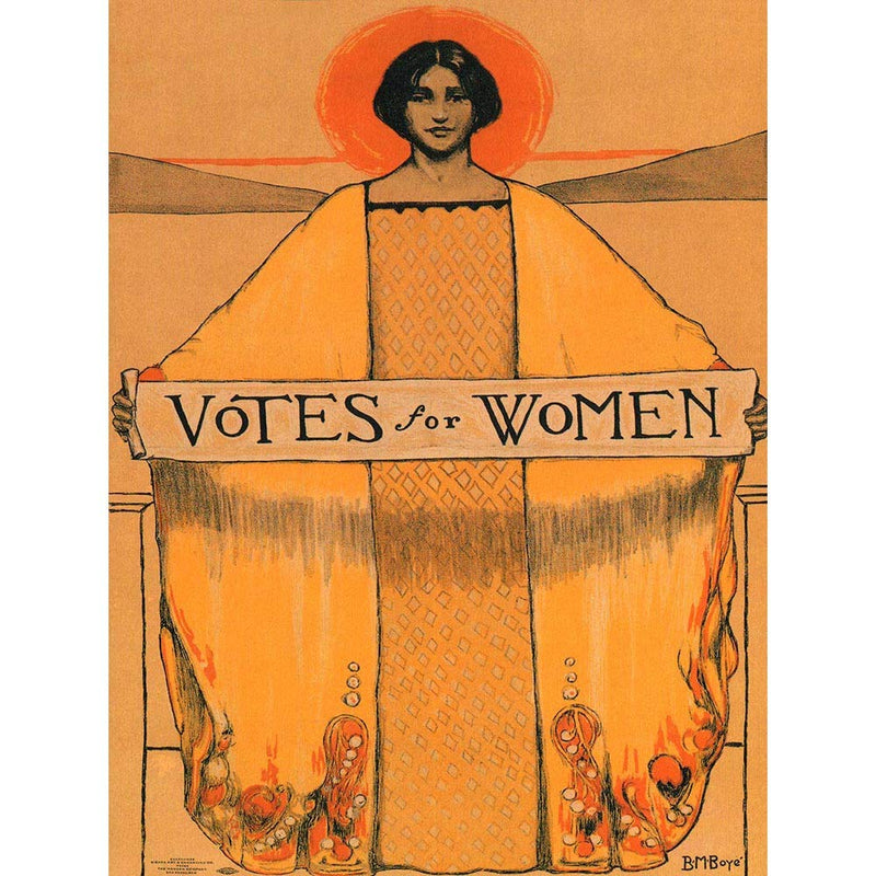 Political Suffrage Women USA Votes Vintage Advertising Art Print Poster Wall DŽcor A4 and A3 wall art poster – printed in Yorkshire