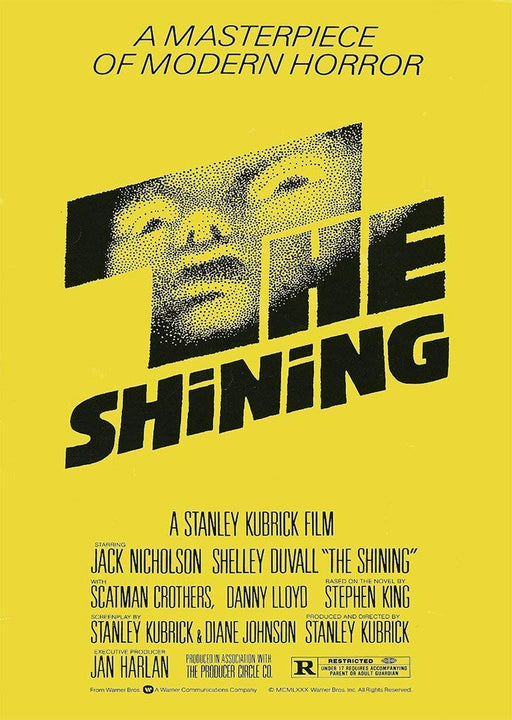 RPW The Shining Vintage A3 movie poster 280gsm gloss print 40 x 30cm 16 x 12 inches wall art poster – printed in Yorkshire