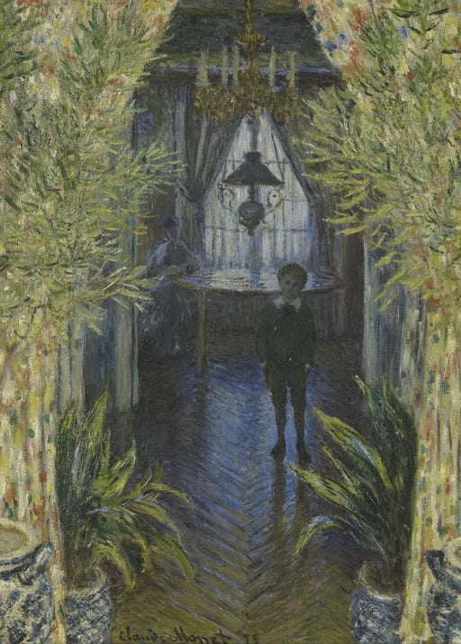 Claude Monet 'A Corner of The Apartment, Detail', France, 1875, Impressionism, Reproduction 250gsm A4 & A3 Vintage Classic Art Poster Print wall art poster – printed in Yorkshire