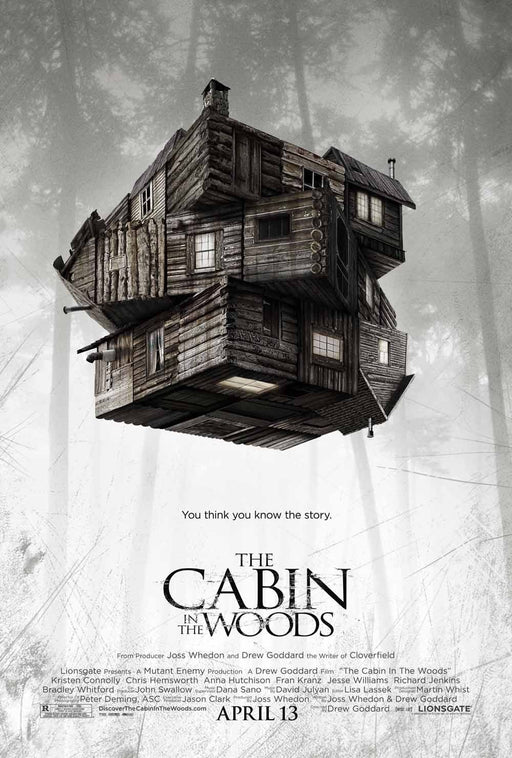 The Cabin In The Woods 2012 Horror Film Movie Poster Print Joss Whedon wall art poster – printed in Yorkshire