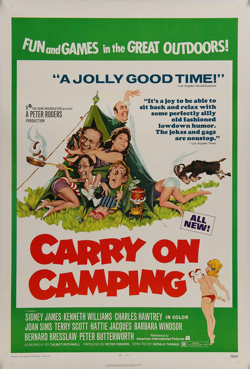 Carry On Camping A3 movie Poster Art Print 40 x 30cm 16 x 12 inches wall art poster – printed in Yorkshire