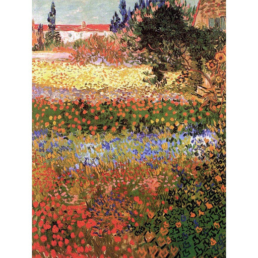 Vincent Van Gogh Flowering Garden Old Master Painting Art Print Poster Wall DŽcor A4 and A3 wall art poster – printed in Yorkshire