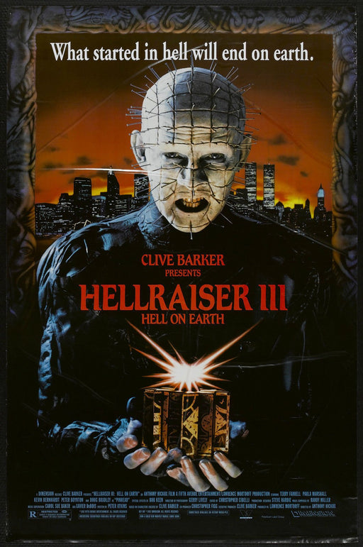 RPW Roystone Print Works Hellraiser II 1988 Cult Vintage Horror Film Movie Poster Clive Barker wall art poster – printed in Yorkshire