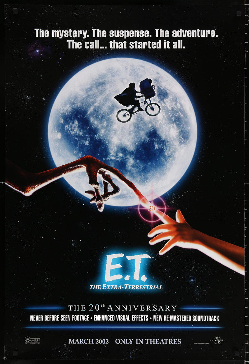 Vintage ET A3 movie poster Wall Art print 40 x 30cm 16 x 12 inches wall art poster – printed in Yorkshire