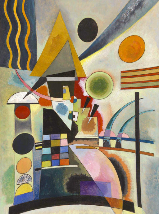 KANDINSKY Swinging 1925 Popular Vintage Decor Wall Art Poster A4 and A3 size 250gsm Gloss Borderless print wall art poster – printed in Yorkshire