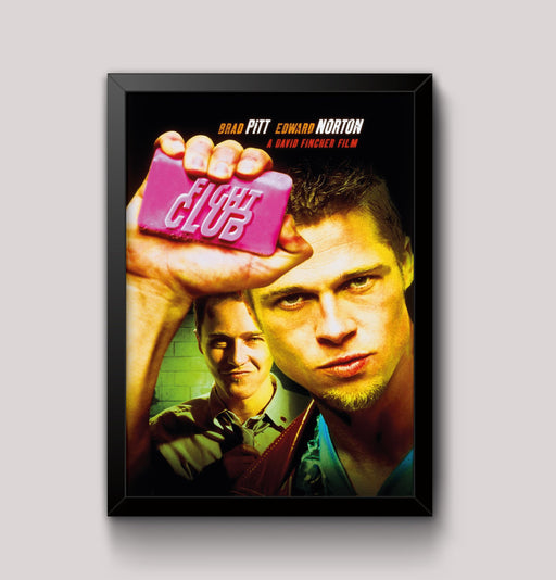 Fight Club Cult Film Movie Poster Wall Art Print various sizes, Framed or unframed. wall art poster – printed in Yorkshire