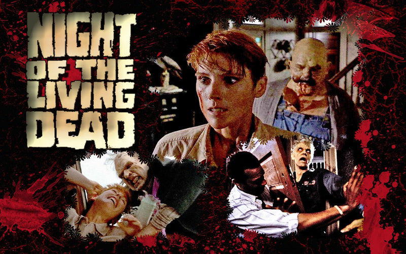 Night of the Living Dead 1990 Cult Vintage Horror Film Movie Poster Print wall art poster – printed in Yorkshire