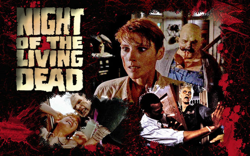 Night of the Living Dead 1990 Cult Vintage Horror Film Movie Poster Print wall art poster – printed in Yorkshire