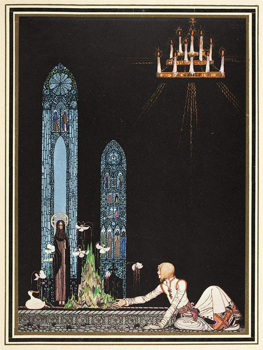 RPW KAY NIELSEN A Figure Approaches, from East of the Sun and West of the Moon 1914 250gsm Gloss Art Wall Art Poster wall art poster – printed in Yorkshire