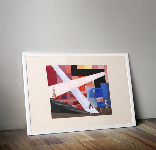 Alexandra Exter 'Stage Design Light Maquette', Poland, 1927, Reproduction 250gsm A4 & A3 Vintage Ballet Poster Print wall art poster – printed in Yorkshire