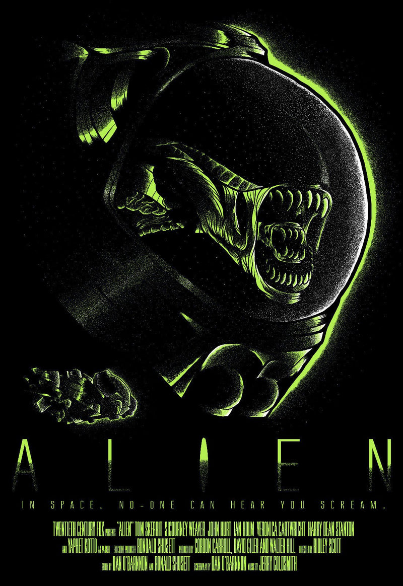 Alien Cult Vintage Sci-Fi Horror Film Movie Poster Print Ridley Scott 1979 Wall Art Print wall art poster – printed in Yorkshire