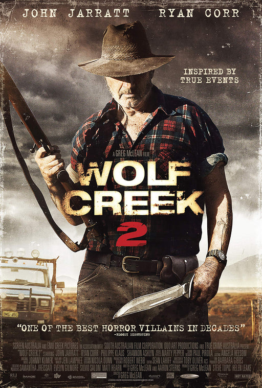 Wolf Creek 2 Wall Art Poster print Horror film Poster wall art poster – printed in Yorkshire