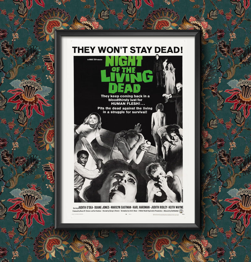 Time Spent With Cats and Books Green wall art home dŽcor poster print wall art poster – printed in Yorkshire