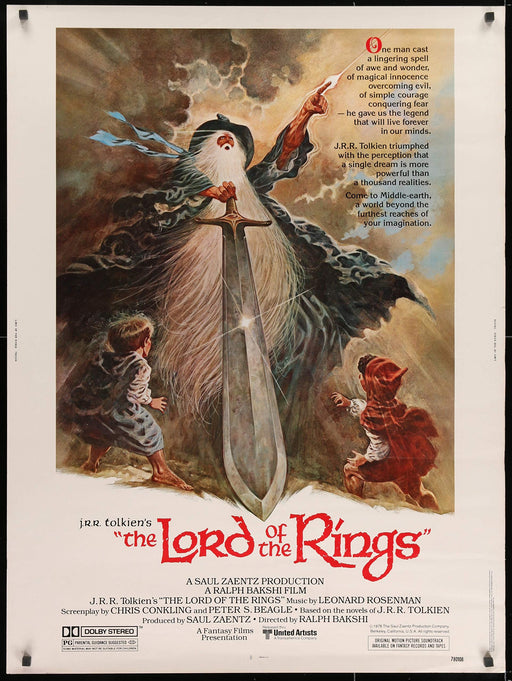 RPW Lord of the rings Vintage A3 movie poster Wall Art print 42 x 30cm 16 x 12 inches wall art poster – printed in Yorkshire