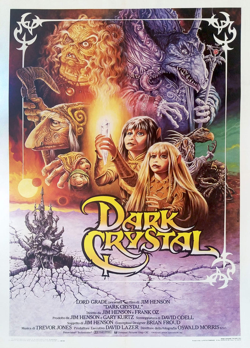 Dark Crystal Vintage Movie poster 1982 A3 size 250gsm 420mm x 297mm Satin print V1 wall art poster – printed in Yorkshire