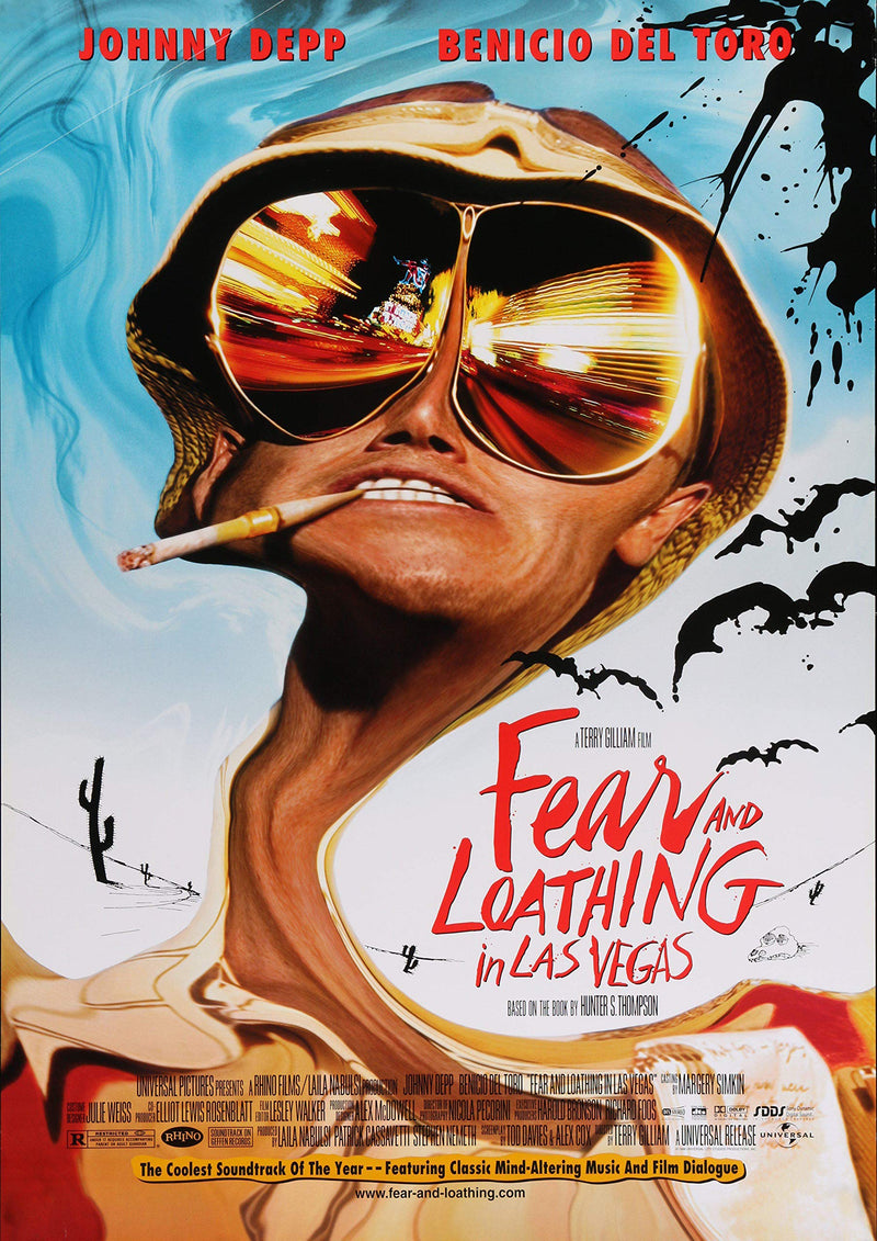 RPW Fear and Loathing in Las Vegas A3 movie poster 280gsm gloss print 40 x 30cm 16 x 12 inches wall art poster – printed in Yorkshire