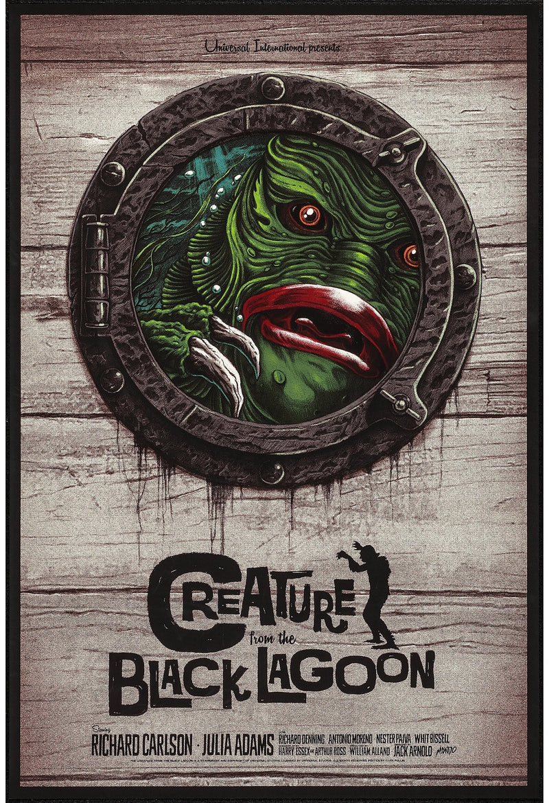 The Creature From The Black Lagoon Limited Edition Poster A4/A3 Film Movie Print wall art poster – printed in Yorkshire