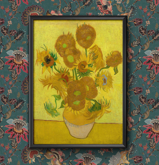 Vincent van Gogh Art Sunflowers Poster Print, Framed or Unframed, Vintage Floral Wall Decor, Gift for Art Lover wall art poster – printed in Yorkshire