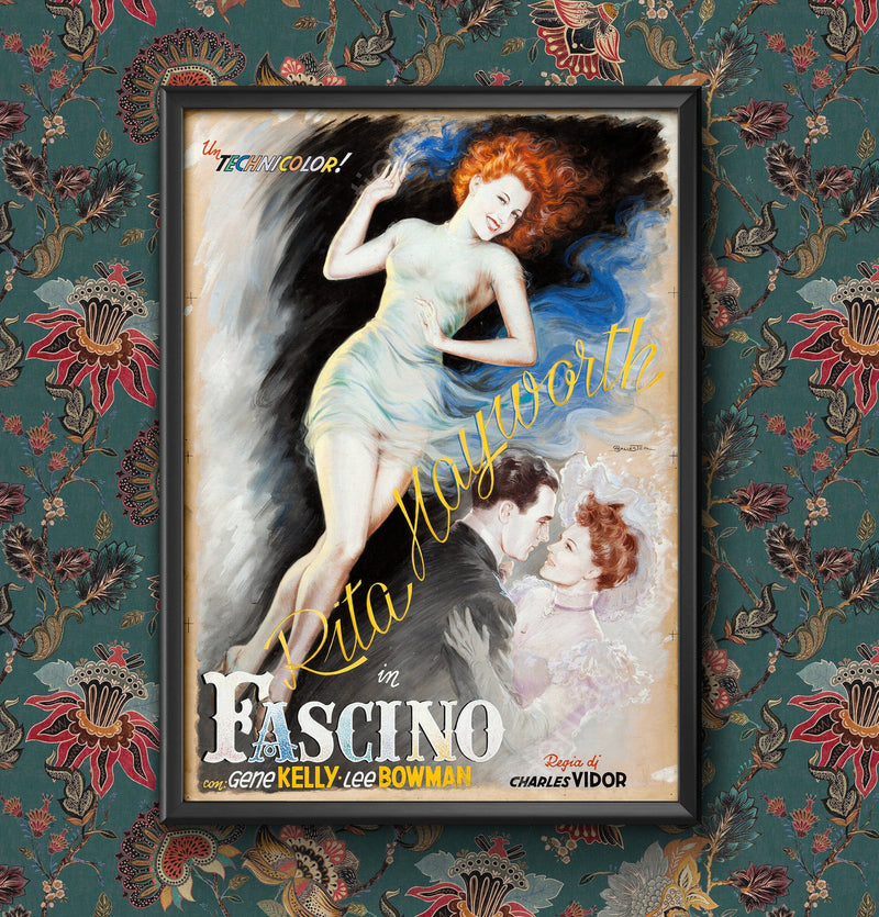 Classic Cover Girl by Anselmo Ballester 1951 Movie Film Wall Art Poster Print A4 and A3 size Sign print Framed or Unframed wall art poster – printed in Yorkshire