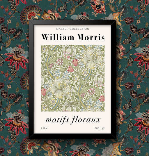 William Morris Art Print Vintage Floral Poster, Framed or Unframed A4 A3, English Countryside Cottagecore Wall Decor wall art poster – printed in Yorkshire
