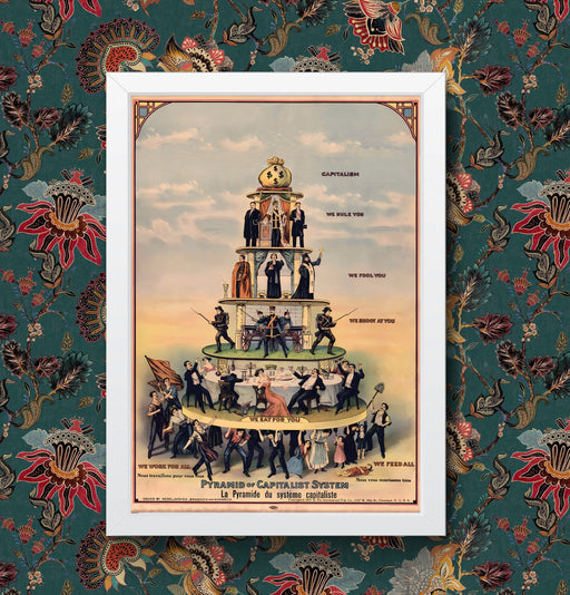 Soviet Poster Print - Vintage 1950s Propaganda Wall Art, Framed or Unframed, various sizes Art Deco Decor wall art poster – printed in Yorkshire