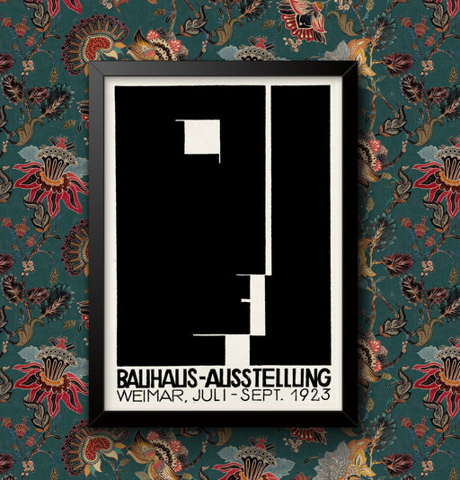 Bauhaus Ausstellung Weimar 1923 vintage Painting Art Print Poster Framed Poster Wall Decor A4 and A3 size Framed or Unframed wall art poster – printed in Yorkshire