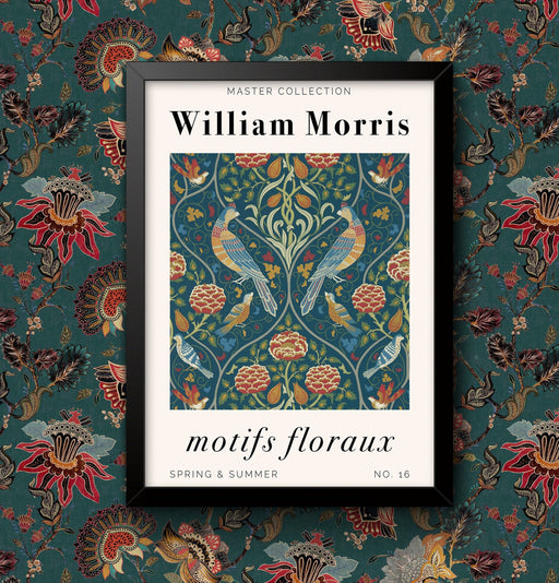 William Morris Art Print: Sweet Briar Vintage Poster, Floral Kitchen or Bedroom Wall Decor, A4 A3, Framed or Unframed wall art poster – printed in Yorkshire