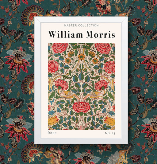 Vintage Poster Print William Morris Sweet Briar: A4 A3 Art, Framed or Unframed, English Countryside Style wall art poster – printed in Yorkshire