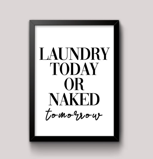 Laundry Poster Vintage Print: Framed or Unframed Wall Art, Classic Washing Scene, High Quality Artist Design, Multiple Sizes wall art poster – printed in Yorkshire