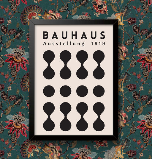Bauhaus Ausstellung 1919 Print: Vintage Art Poster, Framed or Unframed wall art poster – printed in Yorkshire