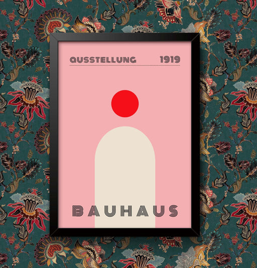 Bauhaus Ausstellung 1919 Print: Vintage Art Poster, Framed or Unframed wall art poster – printed in Yorkshire