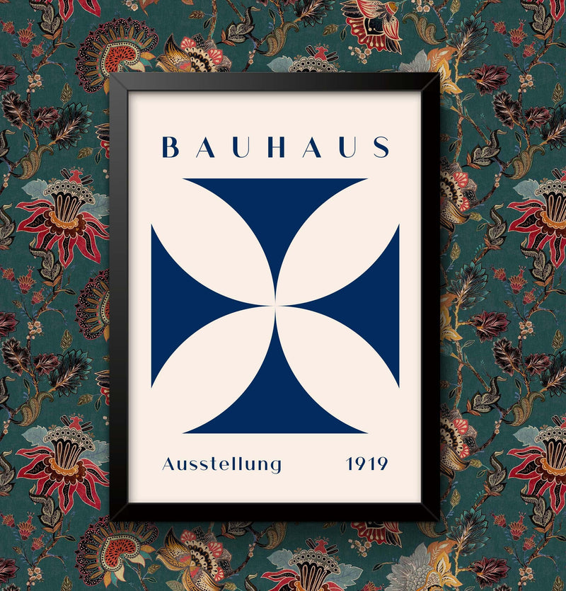Bauhaus Ausstellung 1919 Print: Vintage Art Poster, Framed Option wall art poster – printed in Yorkshire