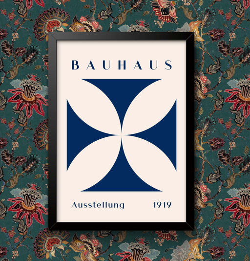 Bauhaus Ausstellung 1919 Print: Vintage Art Poster, Framed Option wall art poster – printed in Yorkshire