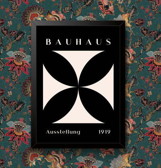 Bauhaus Ausstellung 1919 Art Print: Vintage Exhibition Poster, Framed or Unframed wall art poster – printed in Yorkshire