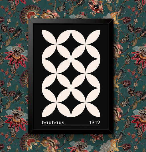 Bauhaus 1919 Exhibition Art Print: Vintage Poster, Framed or Unframed wall art poster – printed in Yorkshire