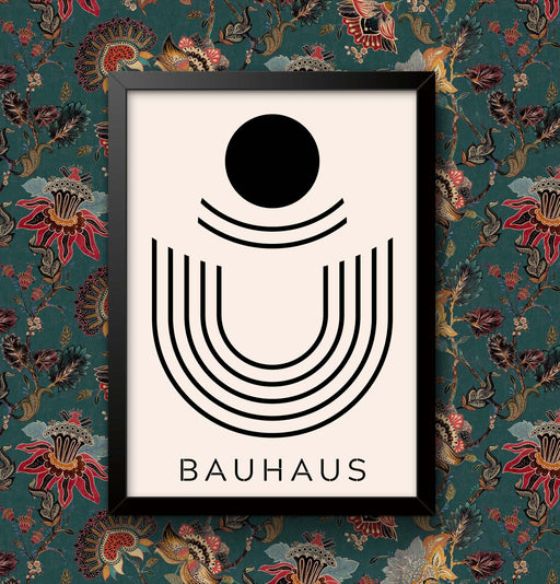 Bauhaus 1919 Exhibition Print: Vintage Abstract Art Poster, Framed or Unframed wall art poster – printed in Yorkshire