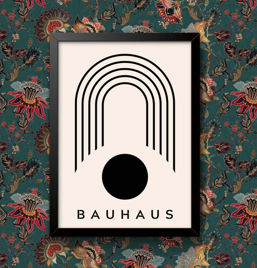 Bauhaus 1919 Exhibition Print: Vintage Abstract Art Poster, Framed or Unframed wall art poster – printed in Yorkshire