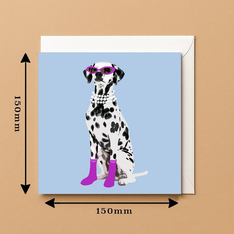 Dalmation Pun Greeting Card: Funny Birthday Card for Dog Lovers