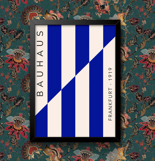 Bauhaus Frankfurt 1919 Art Print: Vintage Modernist Poster wall art poster – printed in Yorkshire