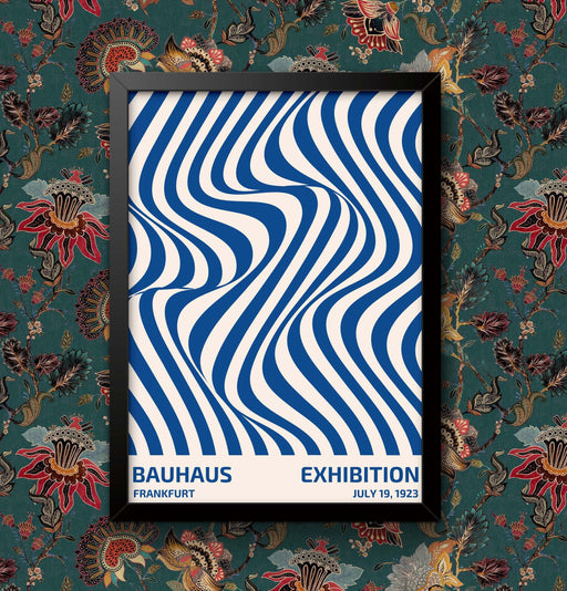Bauhaus Frankfurt Exhibition Art Print: 1923 Vintage Poster, Framed or Unframed wall art poster – printed in Yorkshire