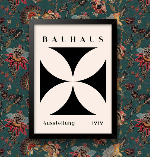 Bauhaus Ausstellung 1919 Print: Vintage Art Poster, Framed or Unframed wall art poster – printed in Yorkshire