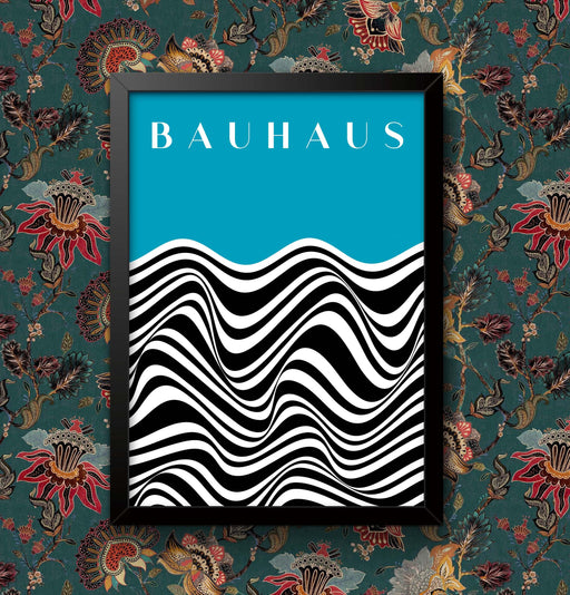 Bauhaus 1919 Exhibition Print: Abstract Art Poster, Framed or Unframed wall art poster – printed in Yorkshire