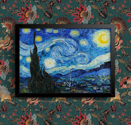 Van Gogh Starry Night Print: Famous Art Reproduction, Wall Decor wall art poster – printed in Yorkshire
